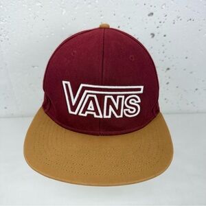 Vans Maroon & Brown SnapBack Panel Hat